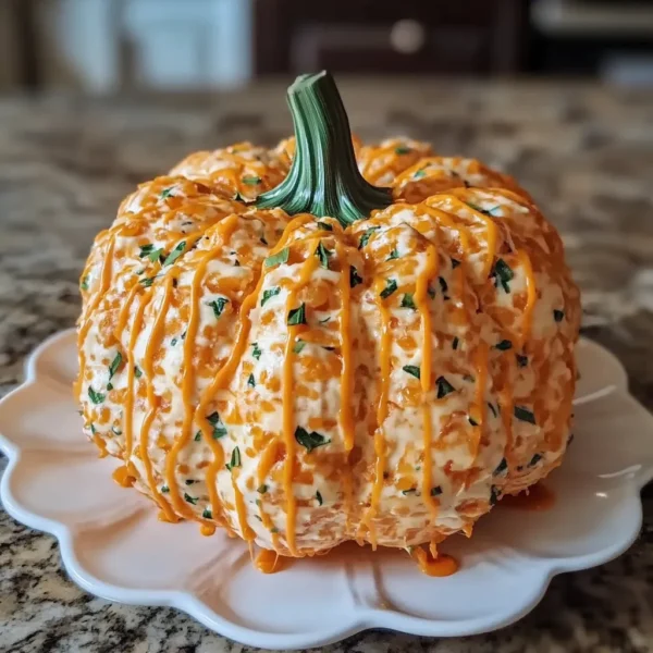 Pumpkin Shaped Cheese Ball: 5 Easy Festive Delights.