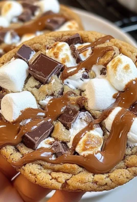 S'mores Marshmallow Chocolate Cookies