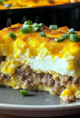 Sausage Egg Cream Cheese Casserole