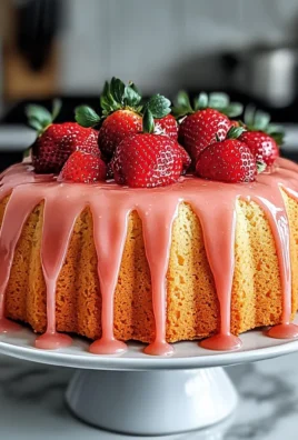 Sweet and Tangy Strawberry Pound Cake That’s Simply Irresistible