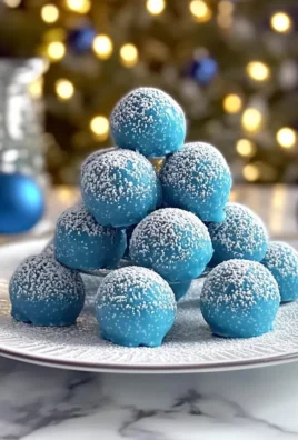 Blue Christmas Truffles