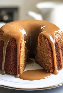 BROWN SUGAR BUNDT CAKE WITH MAPLE GLAZE