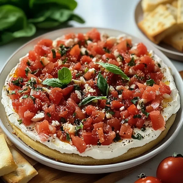 BRUSCHETTA DIP: A VIBRANT AND FLAVORFUL APPETIZER TO DELIGHT YOUR GUESTS
