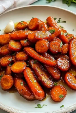 Caramelized Honey Glazed Carrots with Garlic