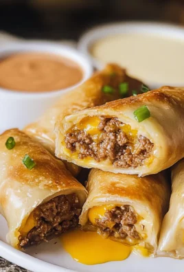 CHEESEBURGER EGG ROLL RECIPE