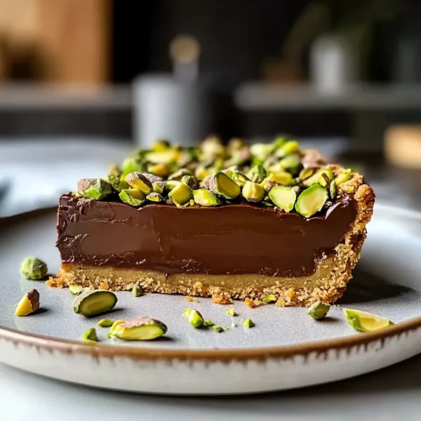 Chocolate Pistachio Tar A Luscious and Elegant Dessert