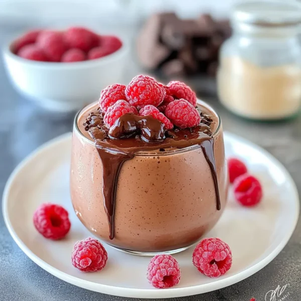 Chocolate Raspberry Smoothie