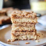 Cinnamon Streusel Blondies