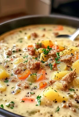 Comforting Potato and Sausage Chowder