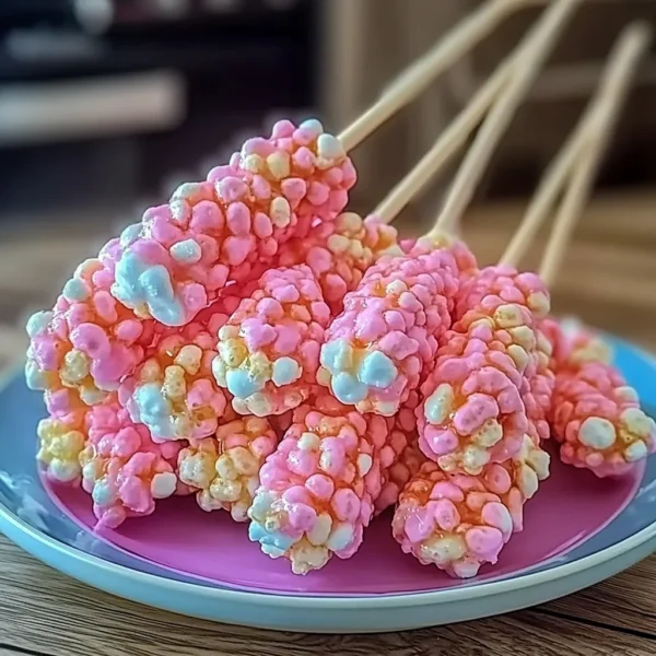 Cotton Candy Rice Krispies Twists