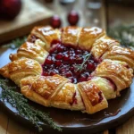 Cranberry Brie Puff Pastry - Easy Holiday Appetizer