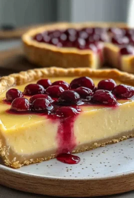 cranberry custard pie - Tart & Creamy Dessert