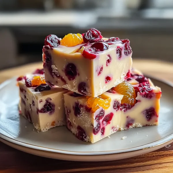 Cranberry Orange Fudge