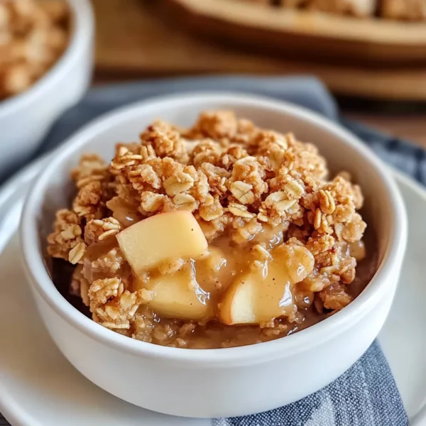 Crispy Granola Apple Crisp