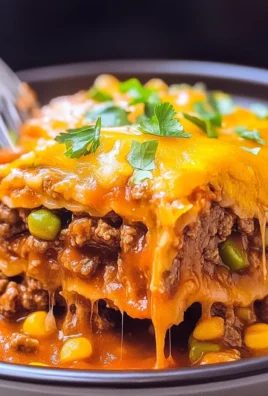 CROCKPOT BEEF ENCHILADA CASSEROLE