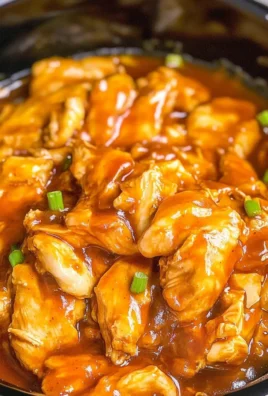 CROCKPOT BOURBON CHICKEN