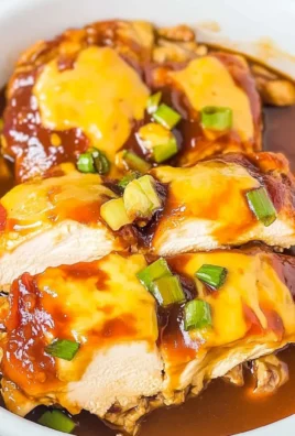 CROCKPOT CHEESY BBQ MONTEREY CHICKEN