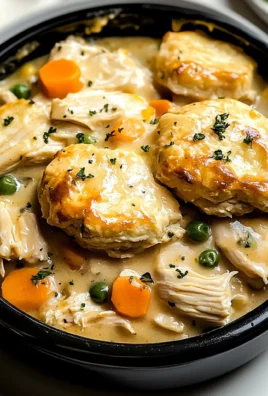 CROCKPOT CHICKEN POT PIE CASSEROLE