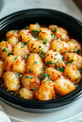 CROCKPOT TATER TOT CASSEROLE