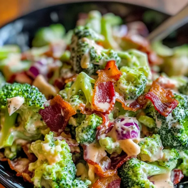 Easy Broccoli Bacon Salad Recipe