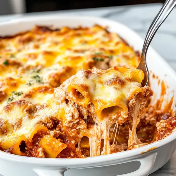 EASY CHEESY BAKED RAVIOLI