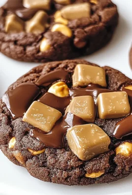 Easy Chewy Snickers Bar Chocolate Cookies Recipe You’ll Love