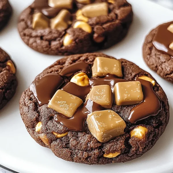 Easy Chewy Snickers Bar Chocolate Cookies Recipe You’ll Love