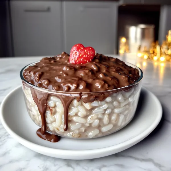 Easy & Creamy Hot Chocolate Rice Pudding Recipe