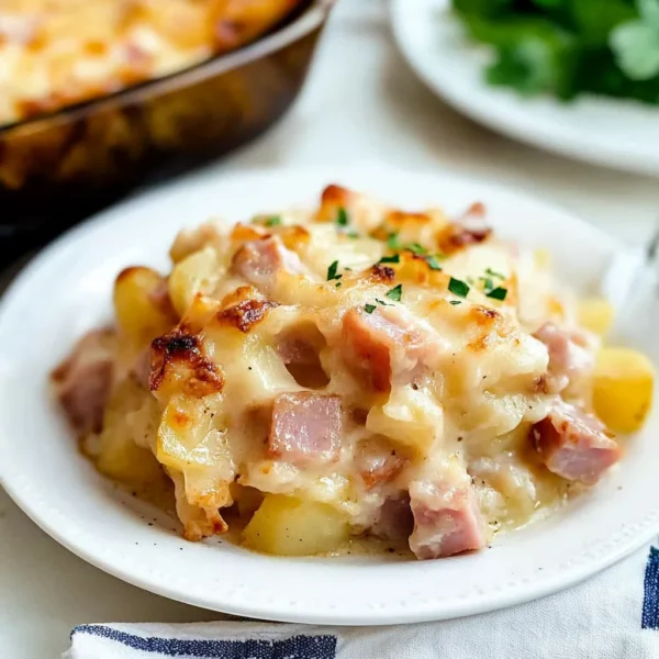 Easy Ham and Potato Casserole