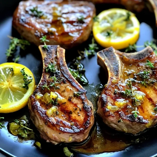 Easy Lemon Thyme Lamb Chops