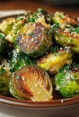Garlic Butter Roasted Brussels Sprouts