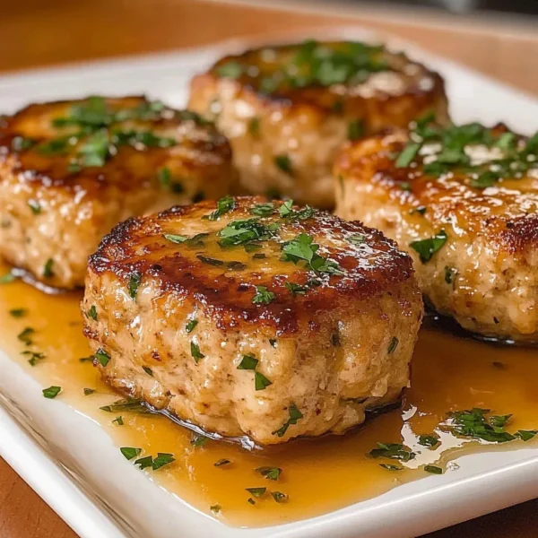 Garlic Parmesan Chicken Meatloaves