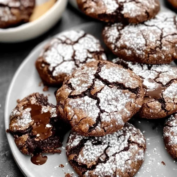Gluten-Free Chocolate Crinkle Cookies