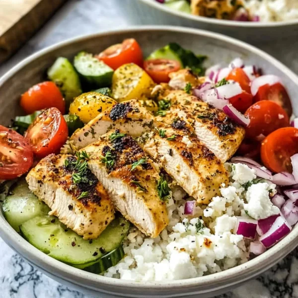 Greek Chicken Bowls