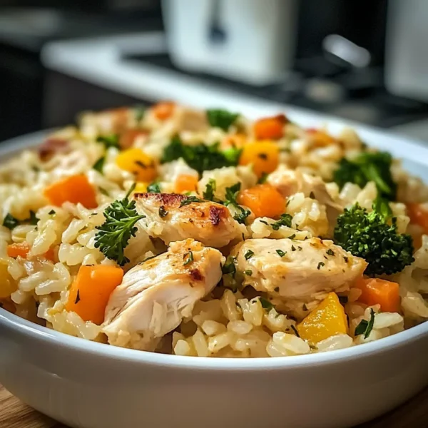 Healthy Chicken and Rice Casserole
