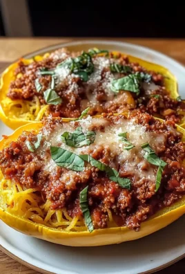 Healthy Spaghetti Squash Bolognese