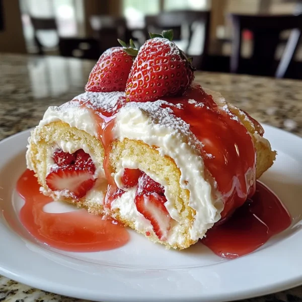 Heavenly Strawberry Shortcake Cheesecake Rolls in 8 Simple Steps