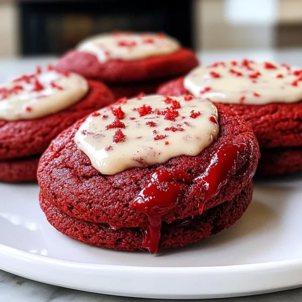 HOW TO MAKE RED VELVET COOKIES