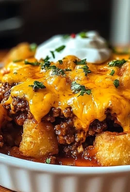 Irresistible Cheeseburger Tater Tot Casserole