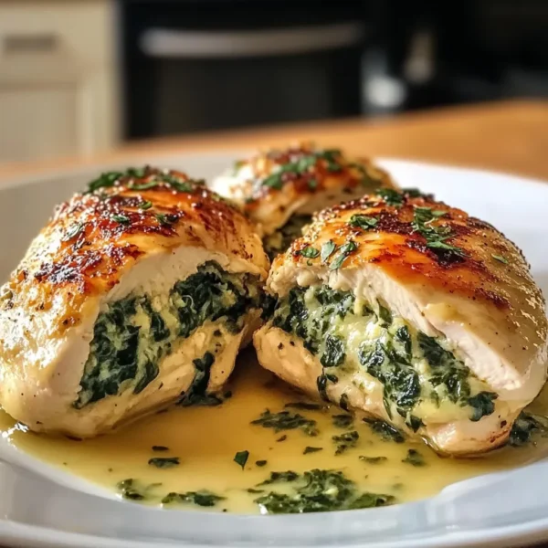 Irresistibly Delicious Spinach Stuffed Chicken