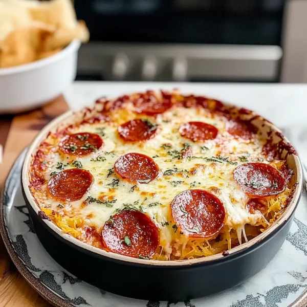 Keto Spaghetti Squash Pizza Casserole