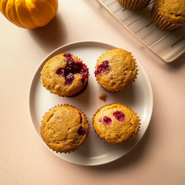 PUMPKIN CRANBERRY MUFFINS