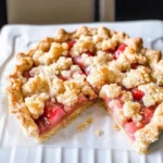 Rhubarb Crumble Tart