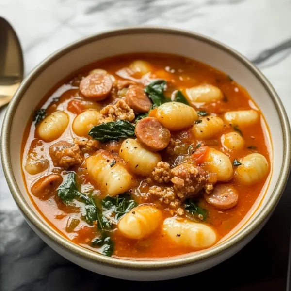 SAUSAGE GNOCCHI SOUP