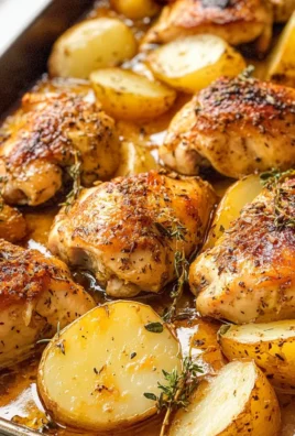 SHEET PAN BAKED CHICKEN AND POTATOES RECIPE