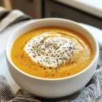 SPICED BUTTERNUT SQUASH SOUP