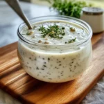 THE BEST HOMEMADE RANCH DRESSING