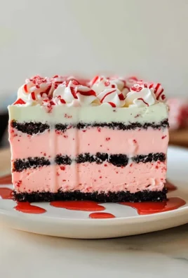 Three-Ingredient Peppermint Ice Cream Bars