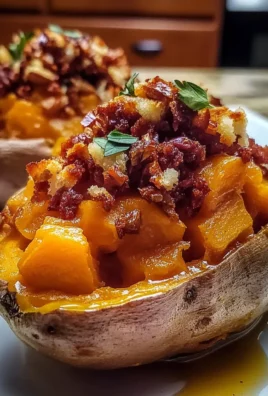Apple Spiced Stuffed Sweet Potatoes
