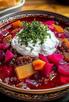 Authentic Ukrainian Borscht Soup